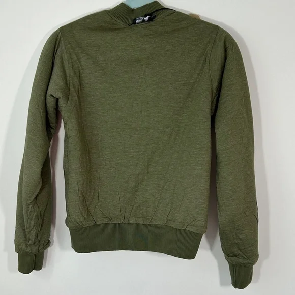 Prana Green and Brown Bomber Jacket - Picture 6 of 8